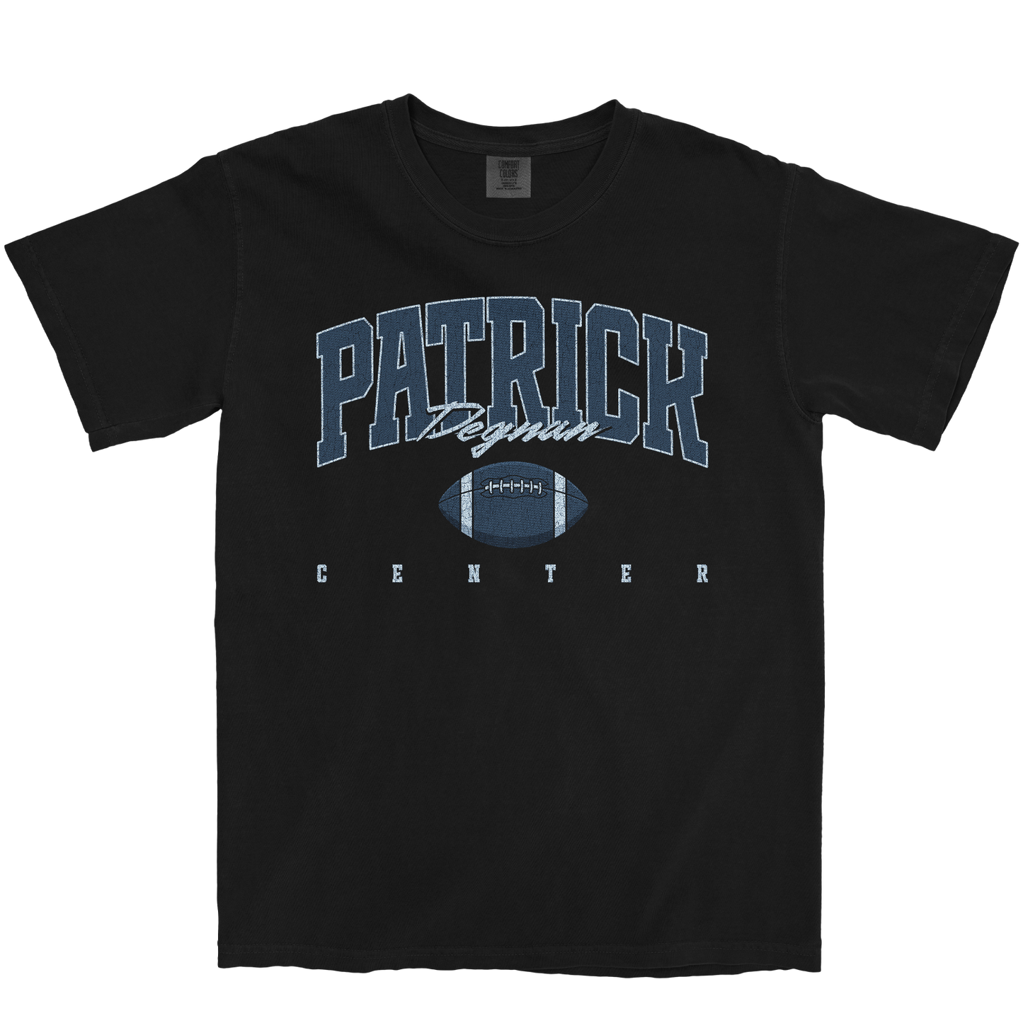 PATRICK DEGNAN RETRO BLACK TEE