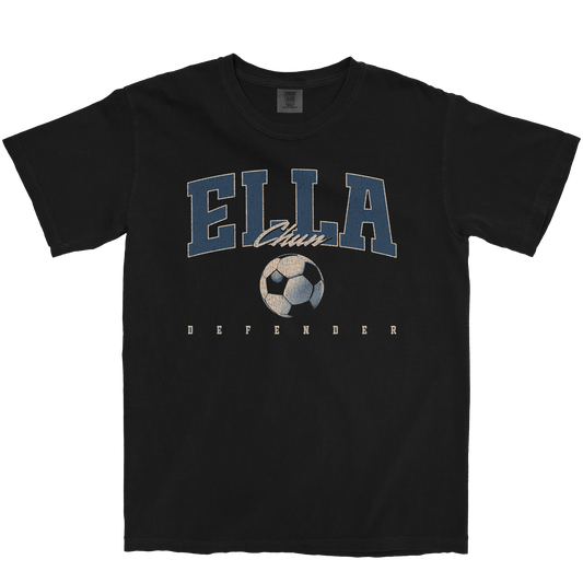ELLA CHUN RETRO BLACK TEE