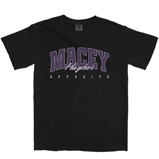 MACEY HUGHES RETRO BLACK TEE