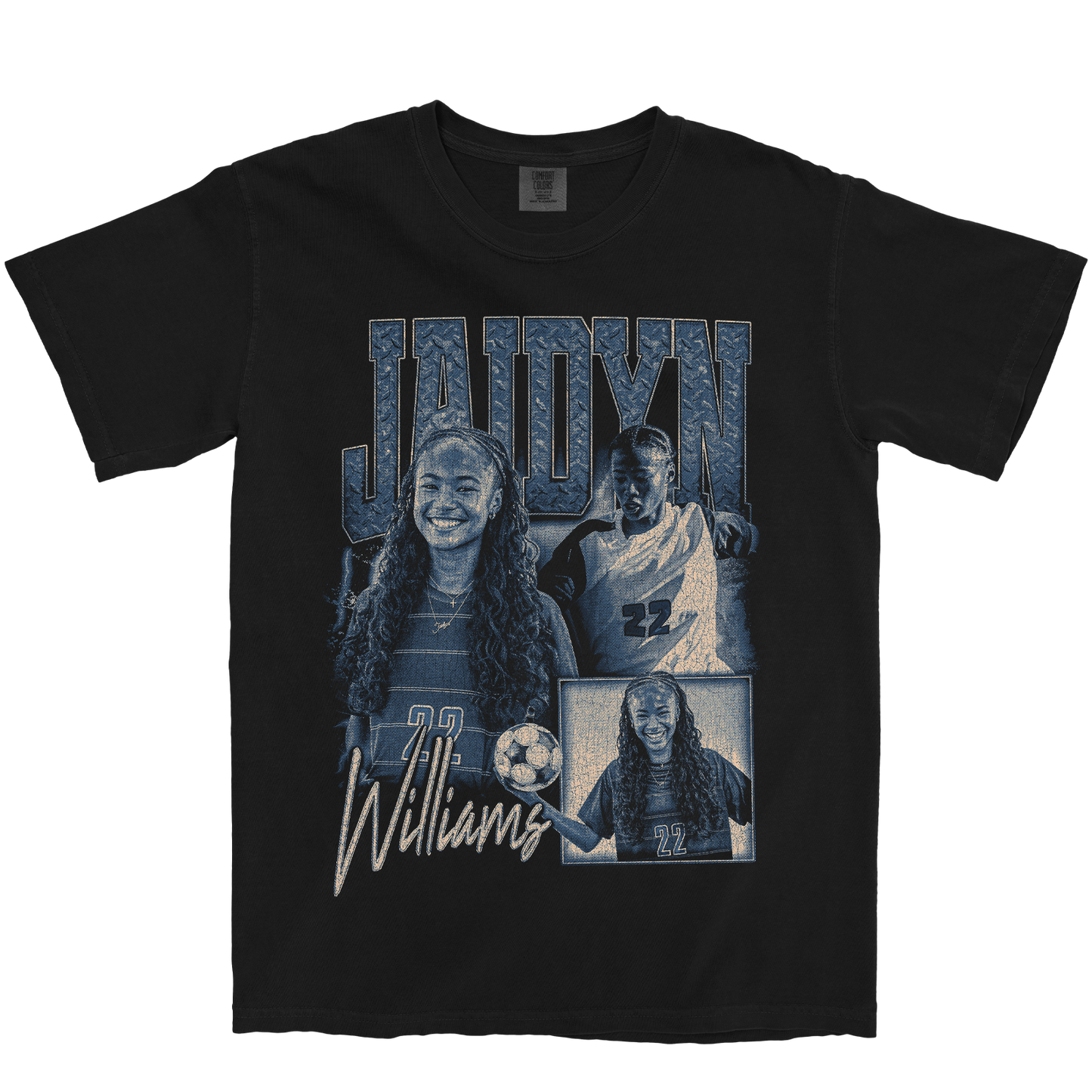 JAIDYN WILLIAMS GRAPHIC BLACK TEE