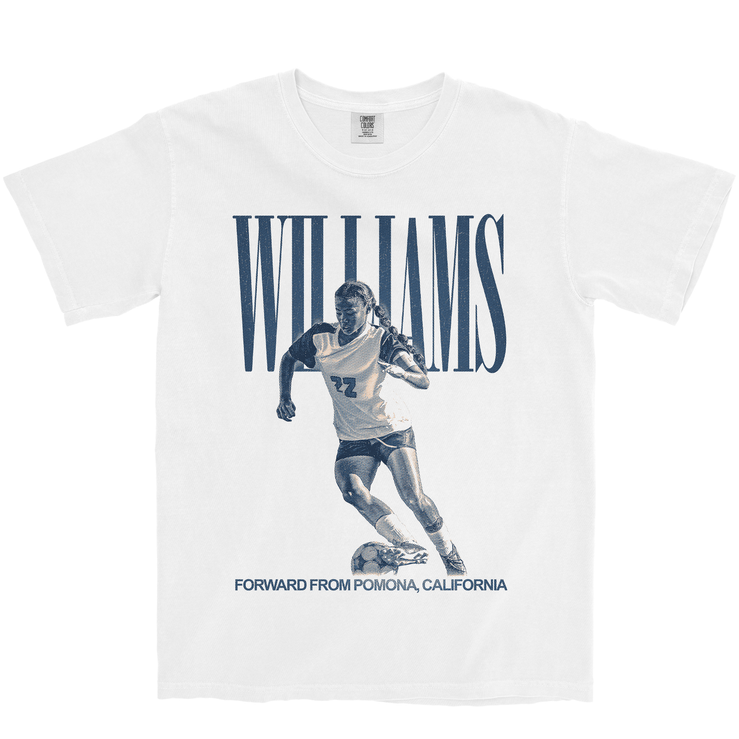 JAIDYN WILLIAMS VINTAGE WHITE TEE
