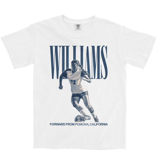 JAIDYN WILLIAMS VINTAGE WHITE TEE