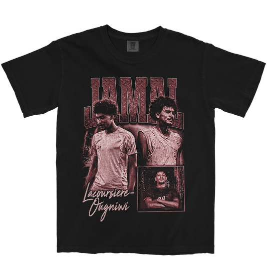 JAMAL LACOURSIERE-OUGNIWI GRAPHIC BLACK TEE