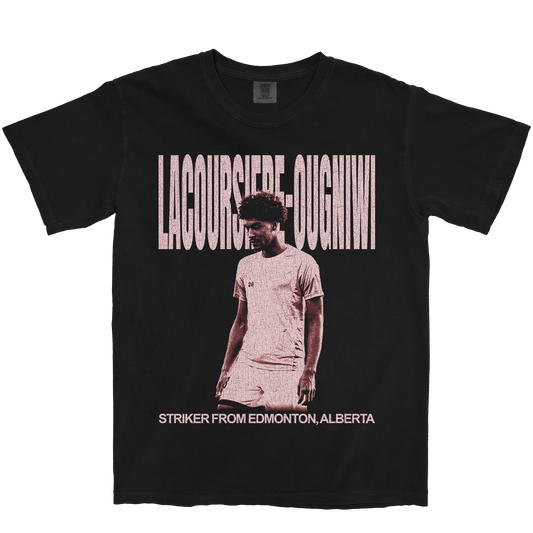 JAMAL LACOURSIERE-OUGNIWI VINTAGE BLACK TEE