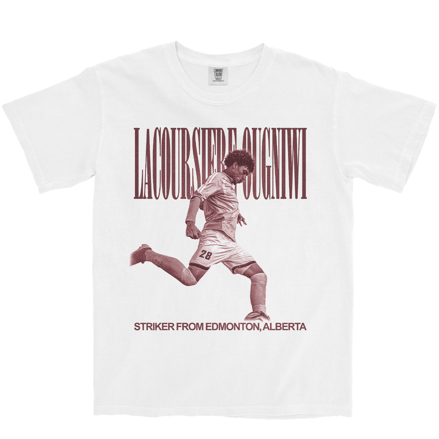 JAMAL LACOURSIERE-OUGNIWI VINTAGE WHITE TEE