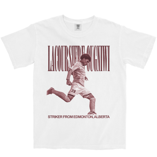 JAMAL LACOURSIERE-OUGNIWI VINTAGE WHITE TEE