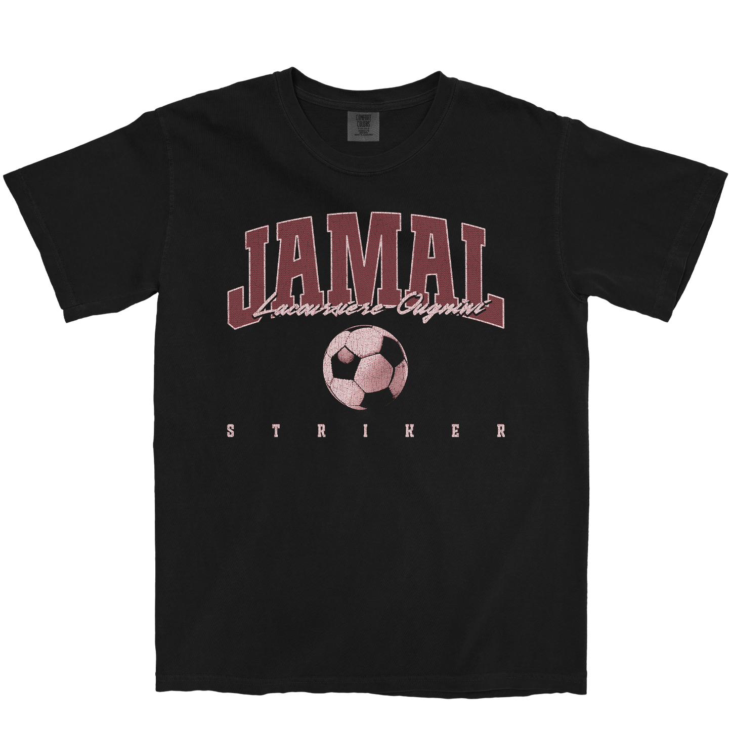 JAMAL LACOURSIERE-OUGNIWI RETRO BLACK TEE