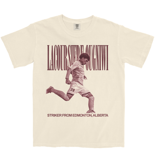 JAMAL LACOURSIERE-OUGNIWI VINTAGE IVORY TEE