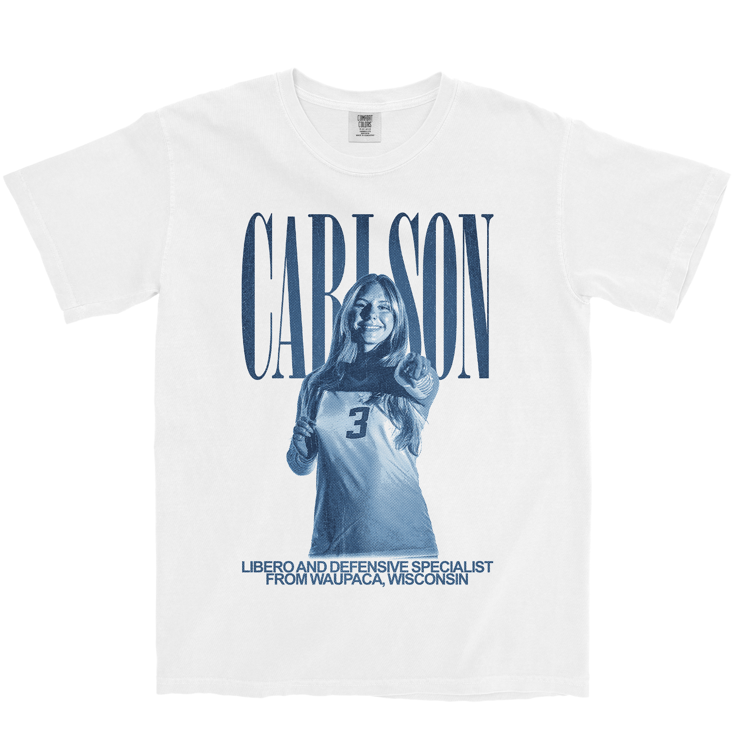 PEYTON CARLSON VINTAGE WHITE TEE