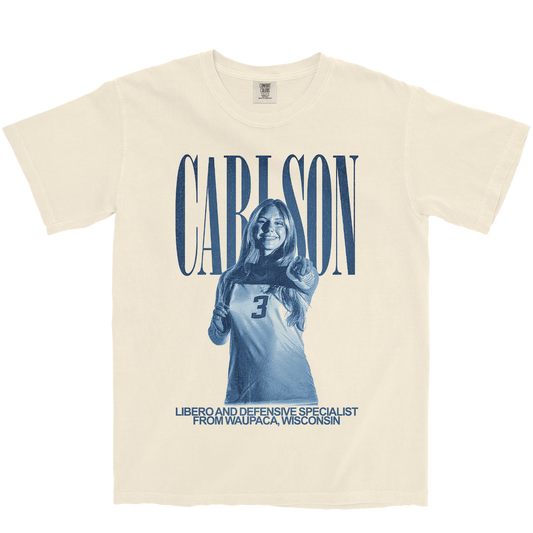 PEYTON CARLSON VINTAGE IVORY TEE