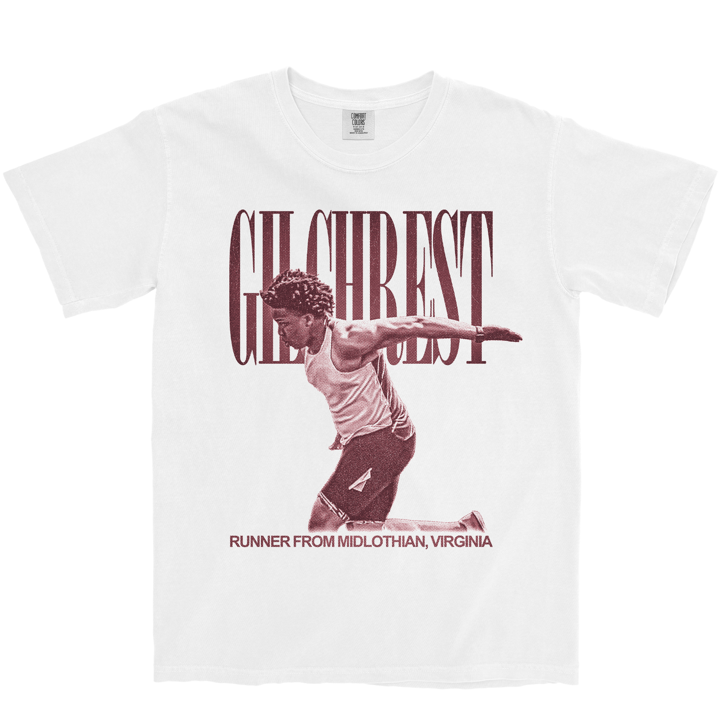 JAYDEN GILCHREST VINTAGE WHITE TEE
