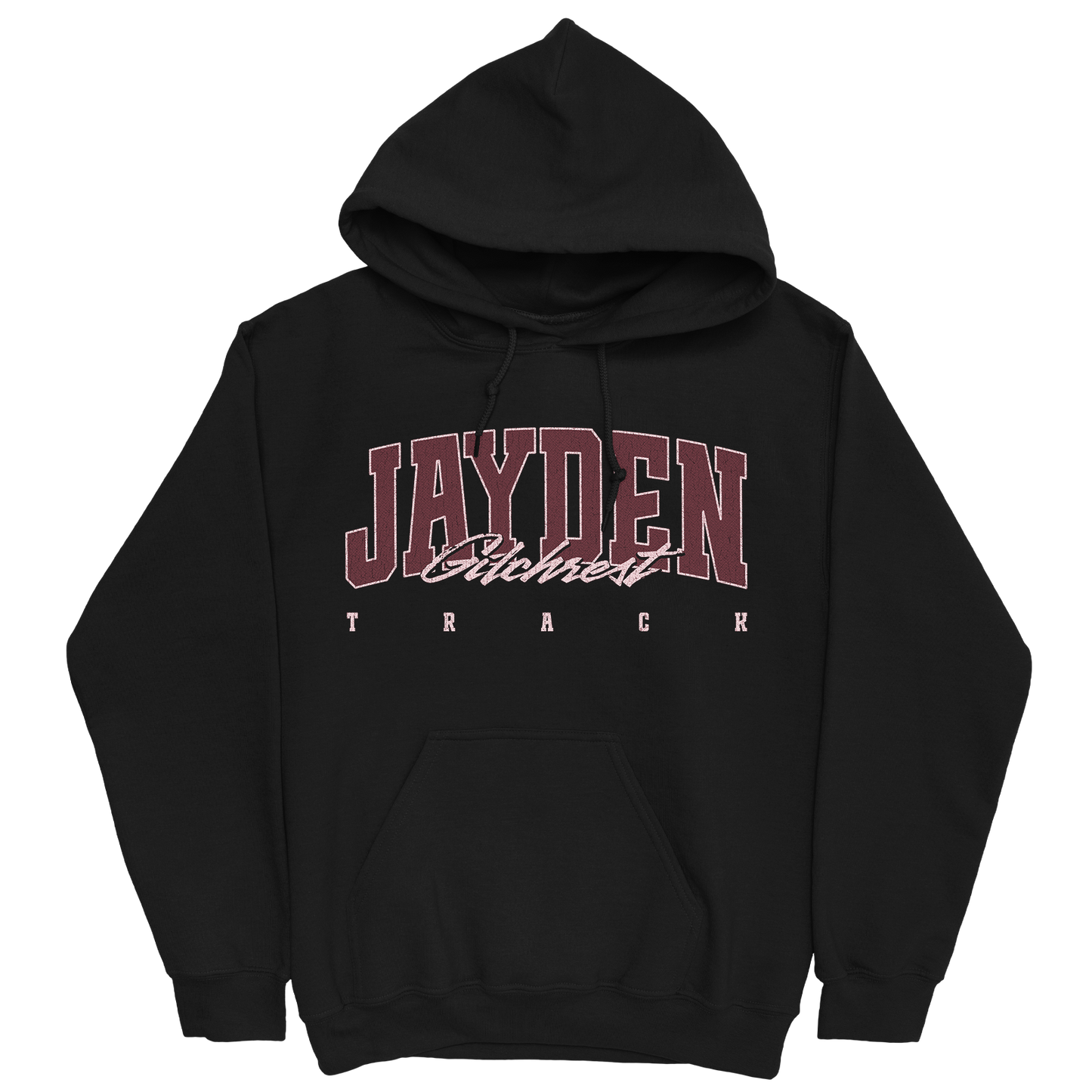 JAYDEN GILCHREST RETRO BLACK HOODIE