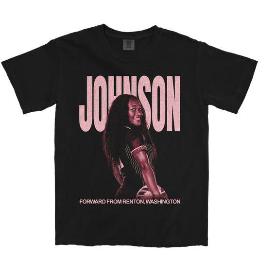 SYDNEE JOHNSON VINTAGE BLACK TEE