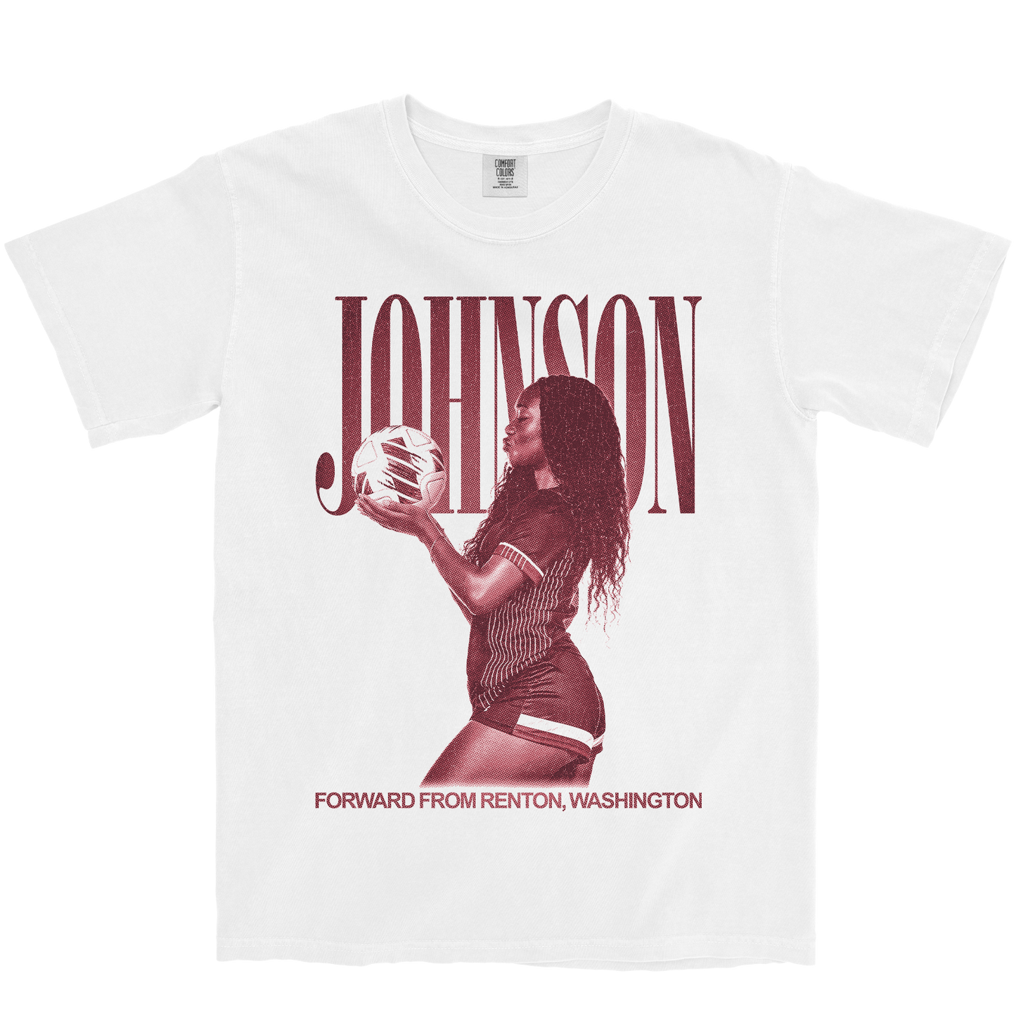 SYDNEE JOHNSON VINTAGE WHITE TEE