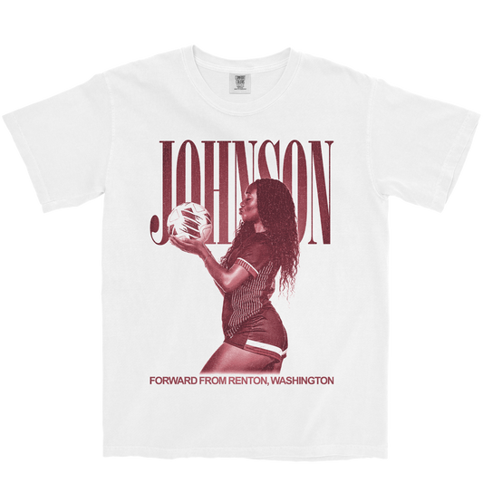 SYDNEE JOHNSON VINTAGE WHITE TEE