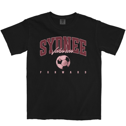 SYDNEE JOHNSON RETRO BLACK TEE