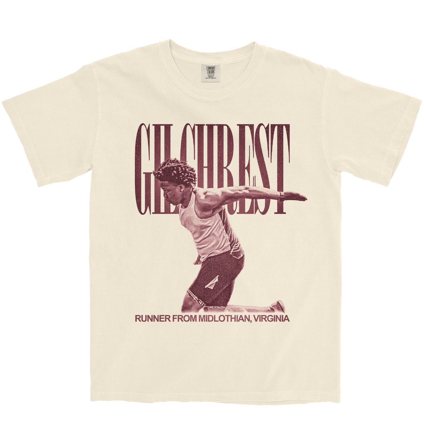 JAYDEN GILCHREST VINTAGE IVORY TEE