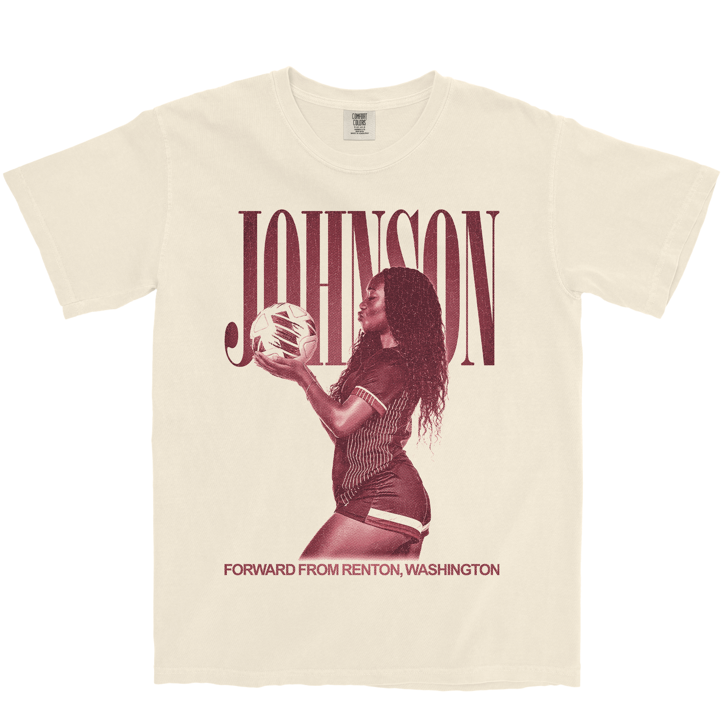 SYDNEE JOHNSON VINTAGE IVORY TEE