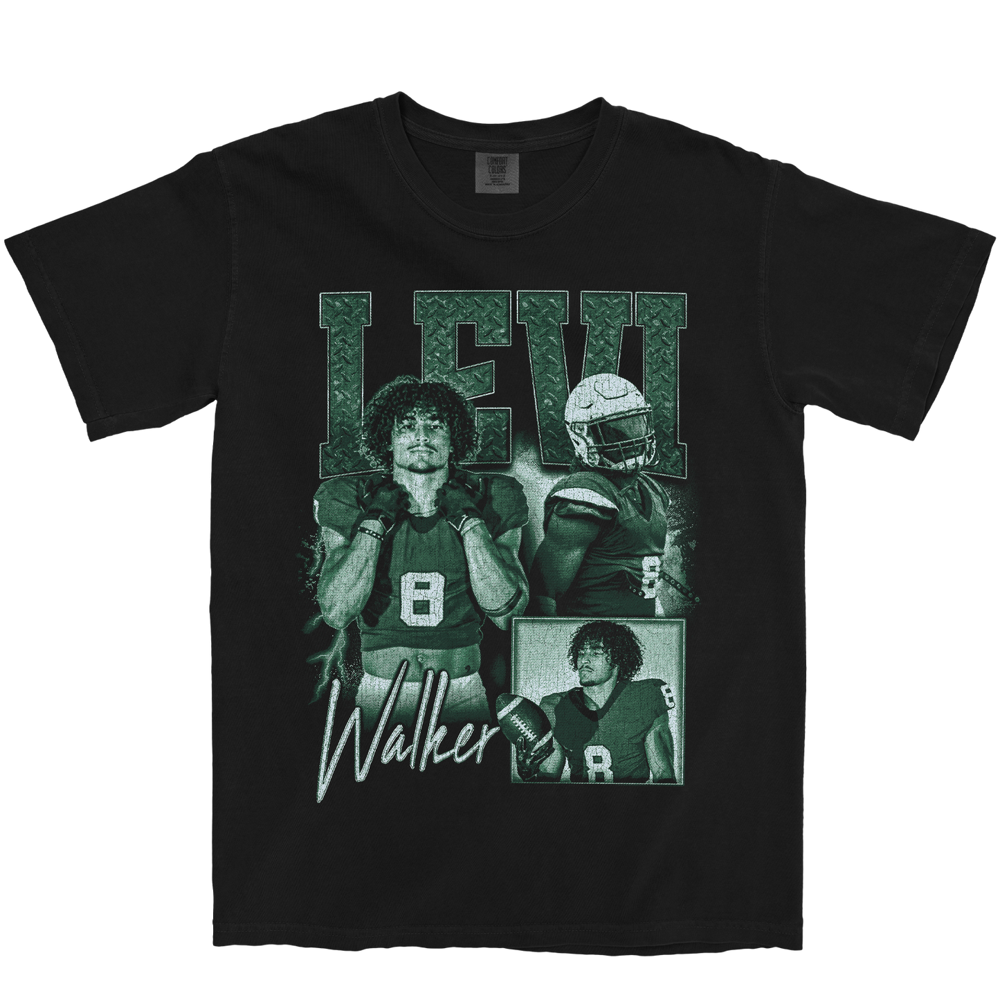 LEVI WALKER GRAPHIC BLACK TEE