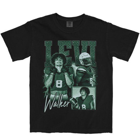 LEVI WALKER GRAPHIC BLACK TEE
