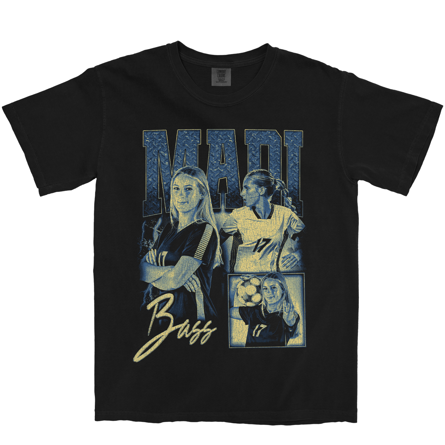 MADI BASS GRAPHIC BLACK TEE