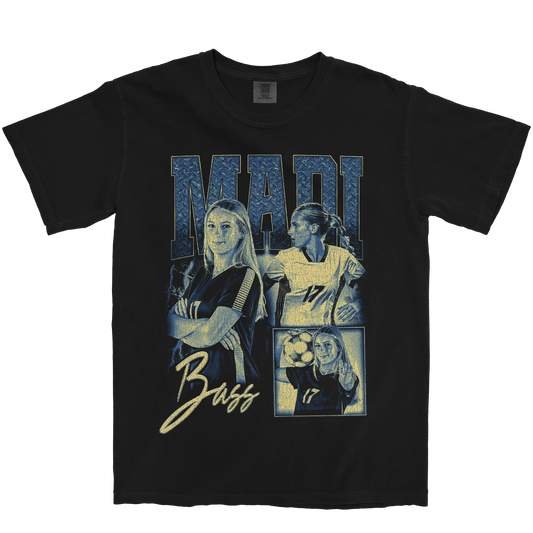 MADI BASS GRAPHIC BLACK TEE
