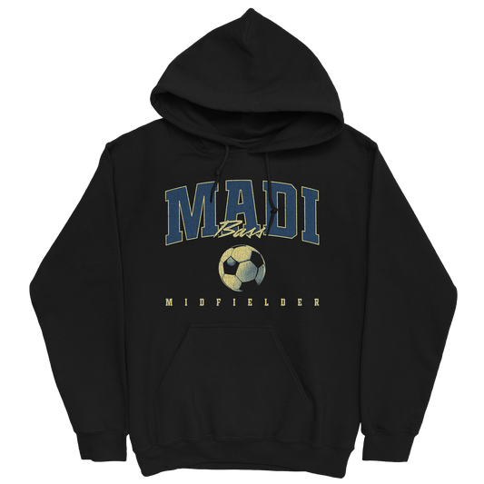 MADI BASS RETRO BLACK HOODIE