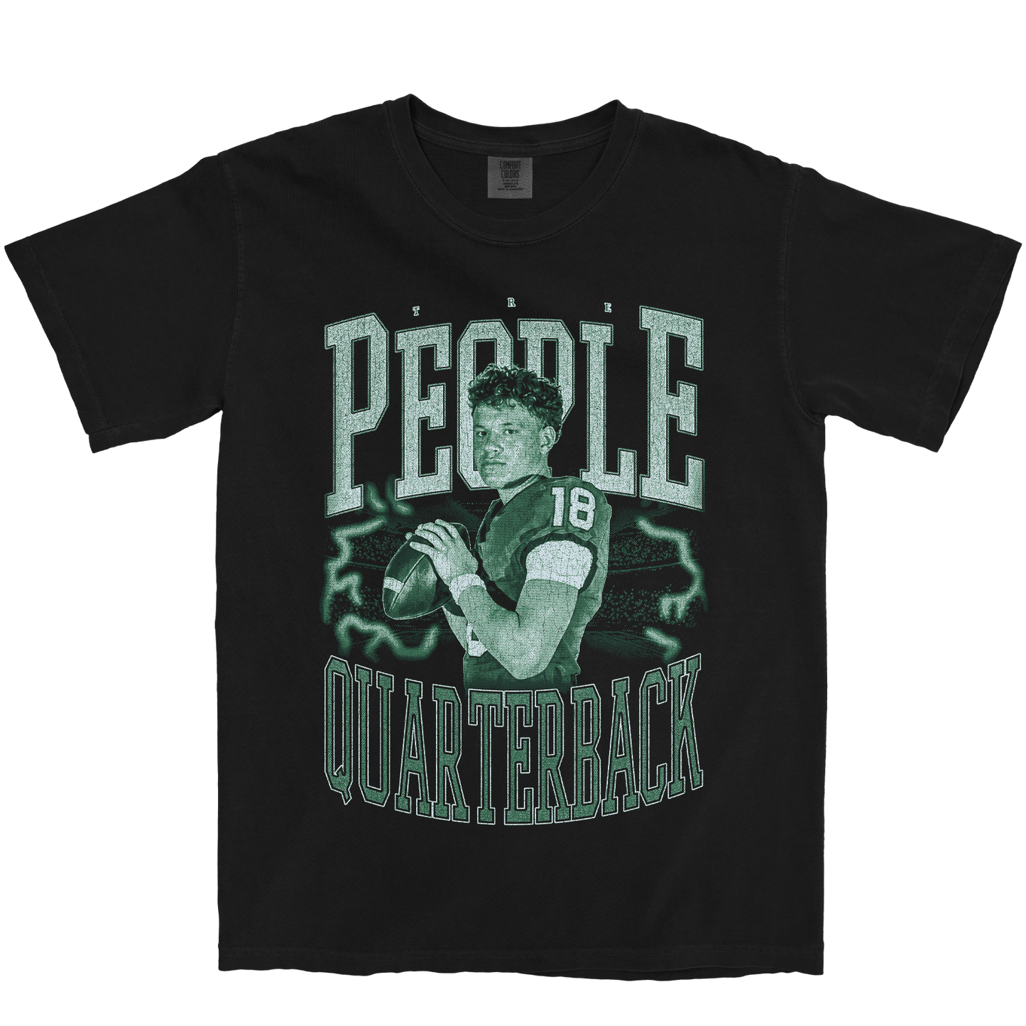 TRE PEOPLE VINTAGE BLACK TEE