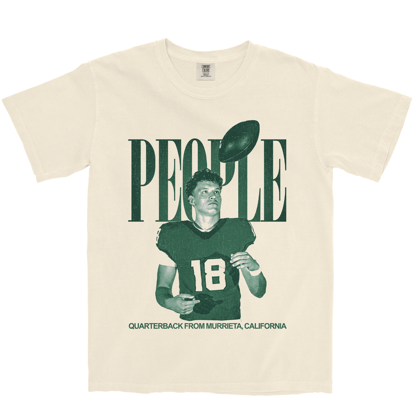 TRE PEOPLE VINTAGE IVORY TEE