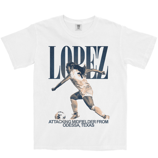 ANAI LOPEZ VINTAGE WHITE TEE
