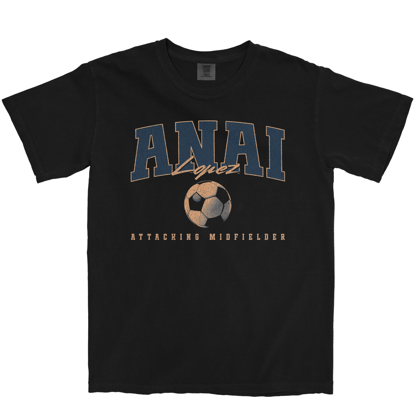 ANAI LOPEZ RETRO BLACK TEE