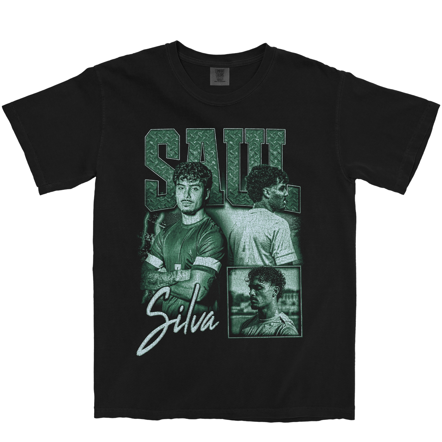SAUL SILVA GRAPHIC BLACK TEE