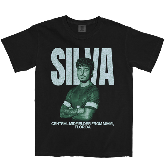 SAUL SILVA VINTAGE BLACK TEE