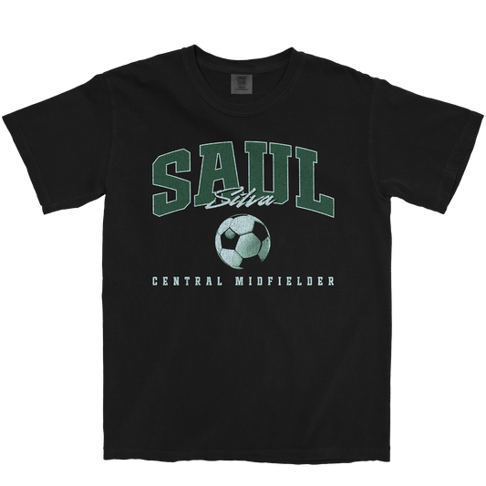 SAUL SILVA RETRO BLACK TEE