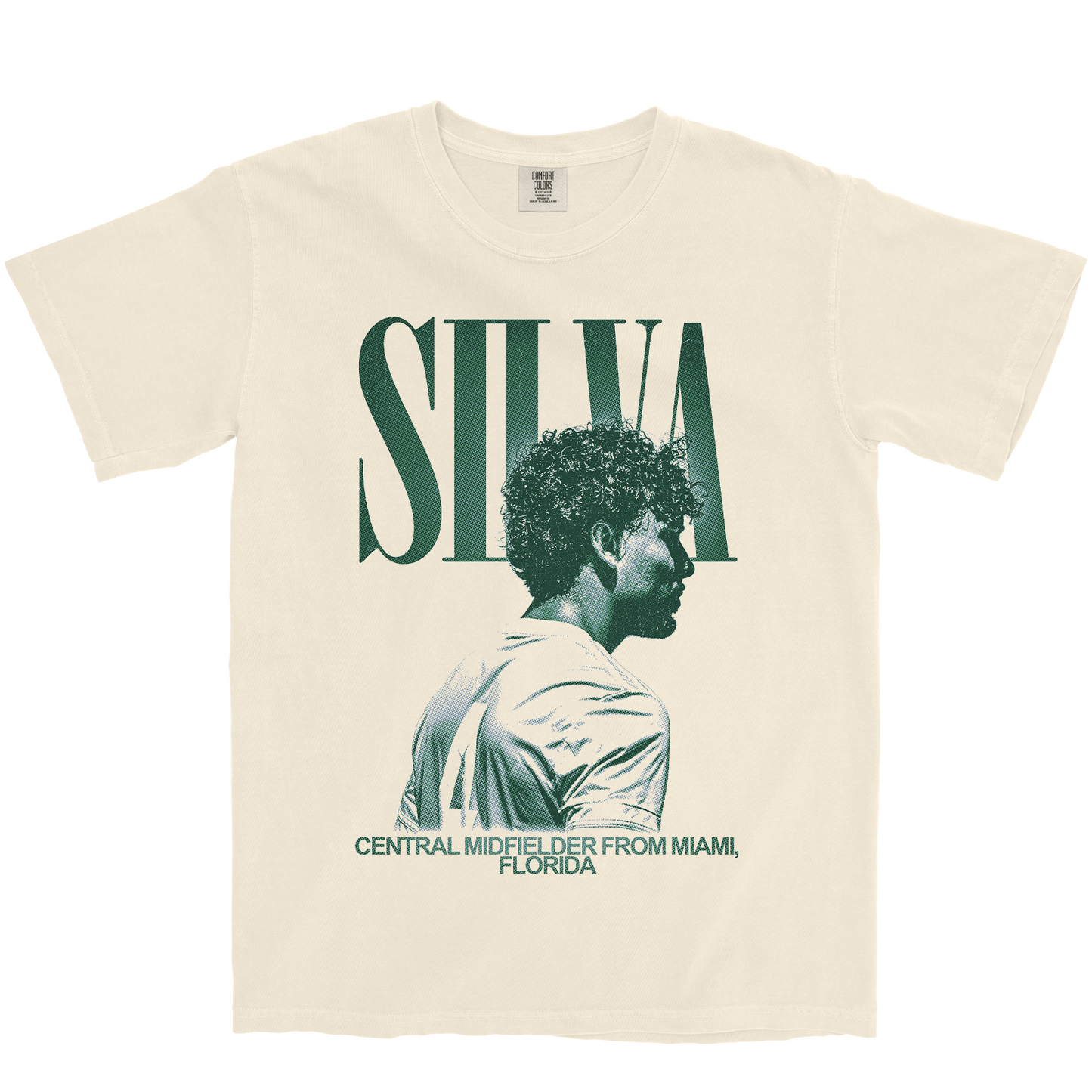 SAUL SILVA VINTAGE IVORY TEE