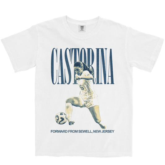 JESSICA CASTORINA VINTAGE WHITE TEE