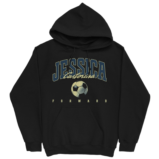 JESSICA CASTORINA RETRO BLACK HOODIE