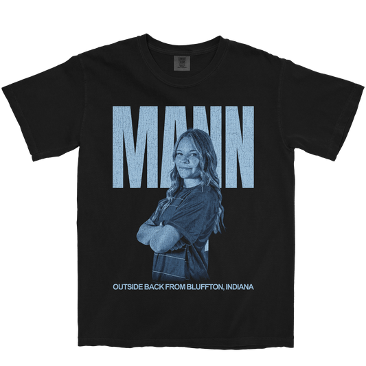 GRACE MANN VINTAGE BLACK TEE