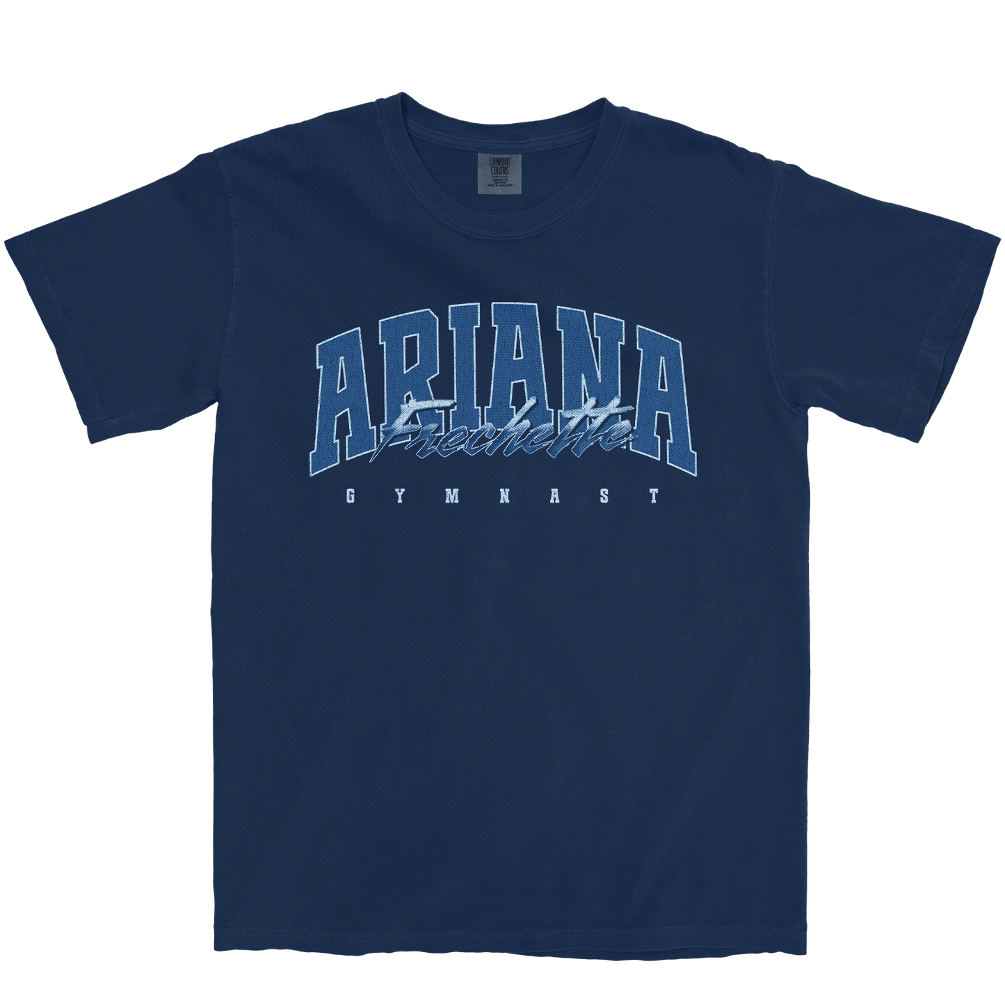 ARIANA FRECHETTE RETRO NAVY TEE