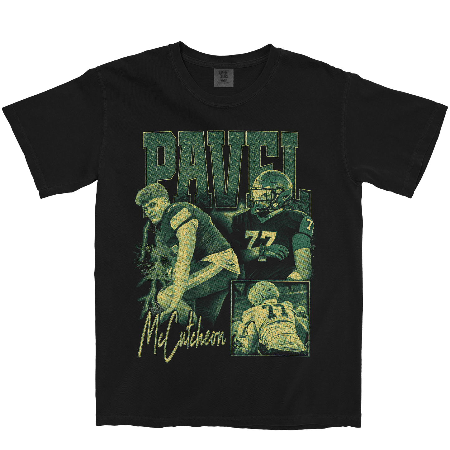 PAVEL MCCUTCHEON GRAPHIC BLACK TEE
