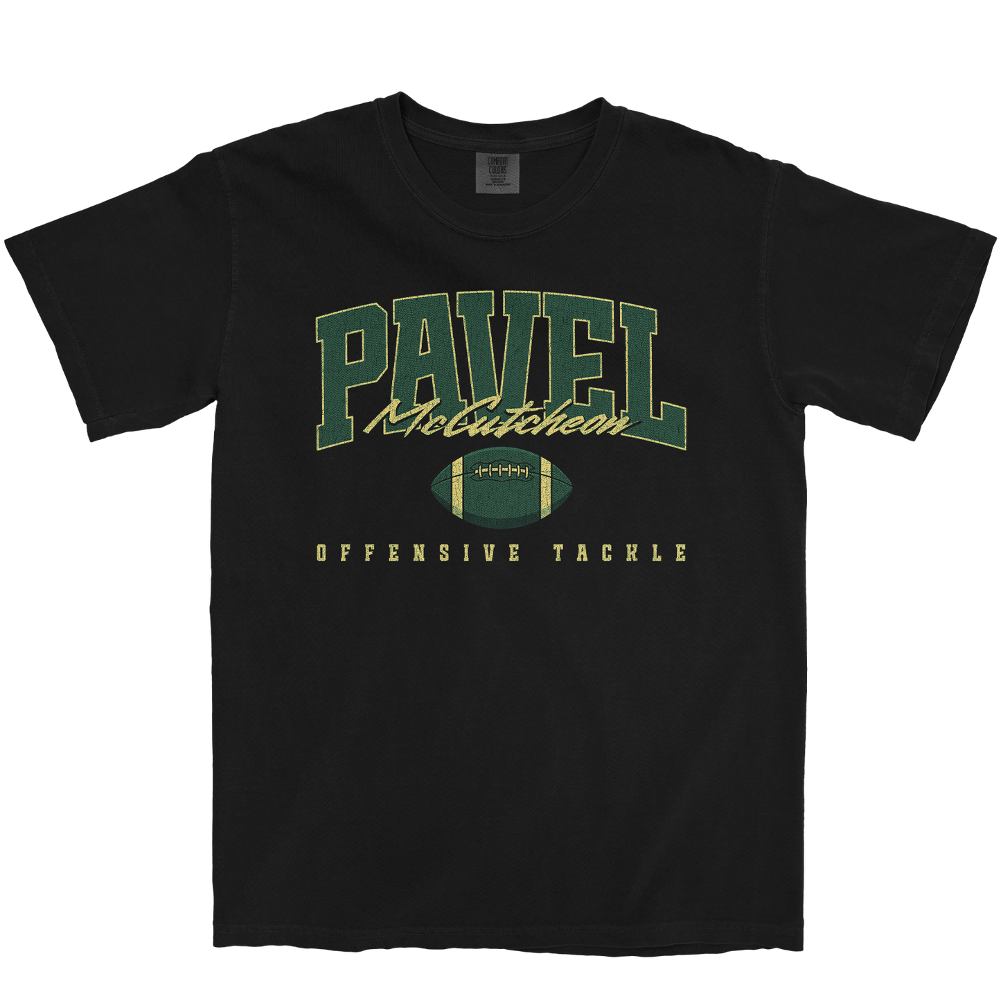 PAVEL MCCUTCHEON RETRO BLACK TEE