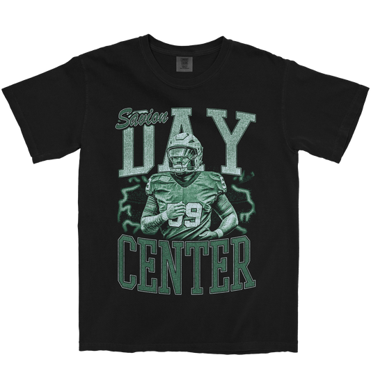 SAVION DAY VINTAGE BLACK TEE