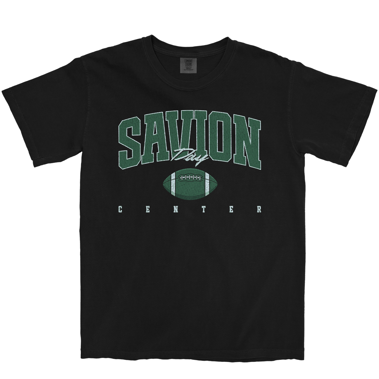 SAVION DAY RETRO BLACK TEE