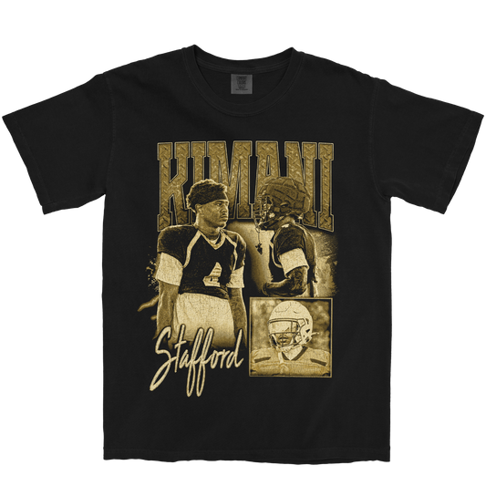 KIMANI STAFFORD GRAPHIC BLACK TEE