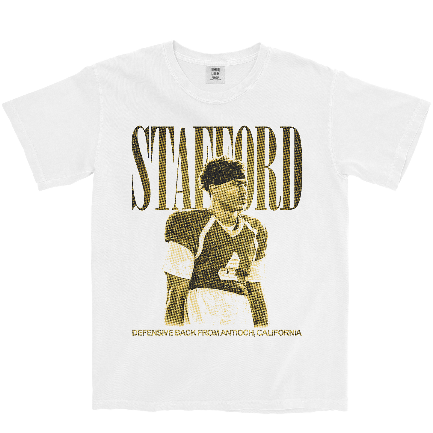 KIMANI STAFFORD VINTAGE WHITE TEE