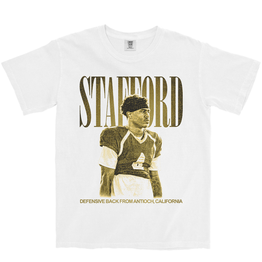 KIMANI STAFFORD VINTAGE WHITE TEE