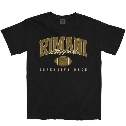 KIMANI STAFFORD RETRO BLACK TEE