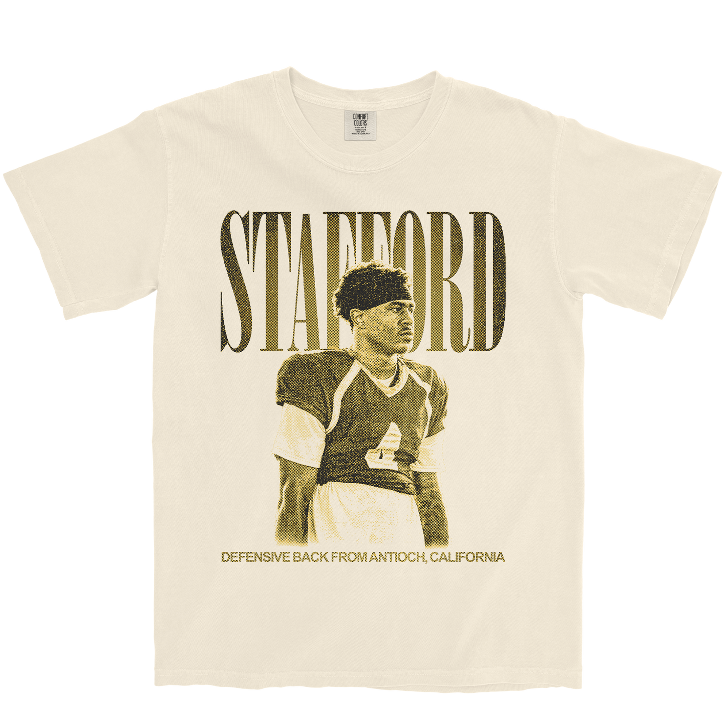 KIMANI STAFFORD VINTAGE IVORY TEE