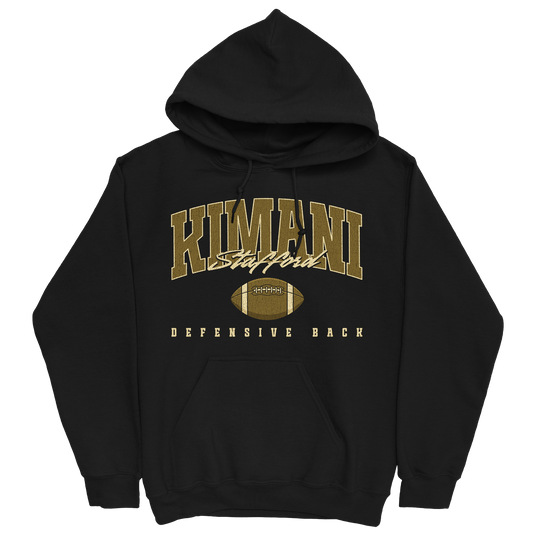 KIMANI STAFFORD RETRO BLACK HOODIE
