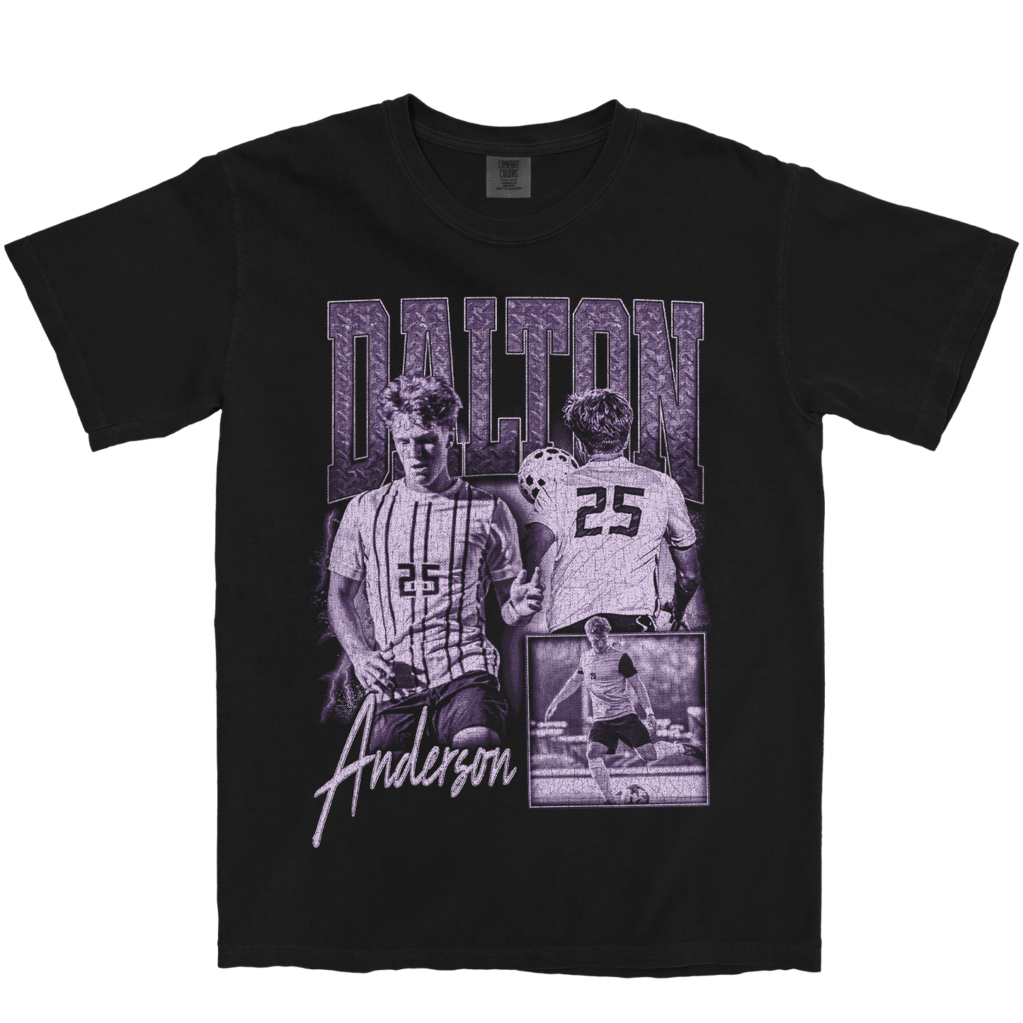 DALTON ANDERSON GRAPHIC BLACK TEE